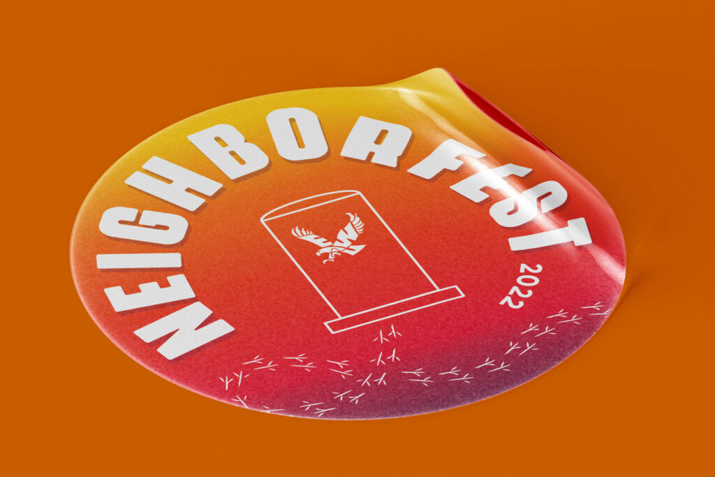 Neighborfest Sticker Design